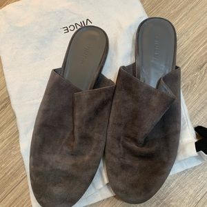 Vince Oren suede mule shoe